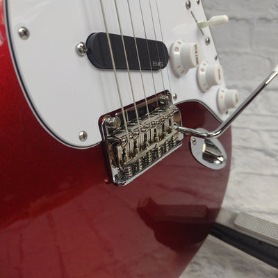 Gatto Strat Style Candy Red EMG Electric Guitar