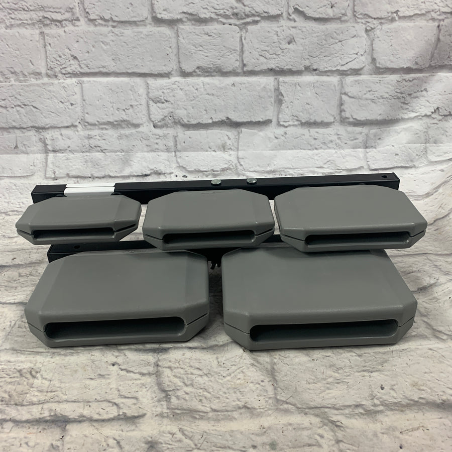 LP Latin Percussion Granite Blocks 5 Pc Set with Mount