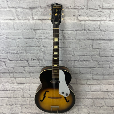 Vintage 60s Harmony Master H954 ArchTop Guitar AS IS