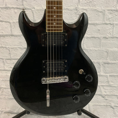 2001-2002 Ibanez AX125 Solid Body Droptuner Guitar - Black
