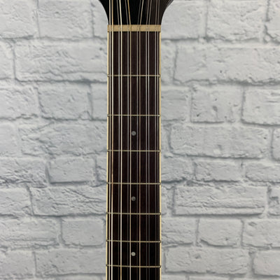 Ibanez AEG1812II-DVS Dark Violin Sunburst 12 String Acoustic Electric Guitar