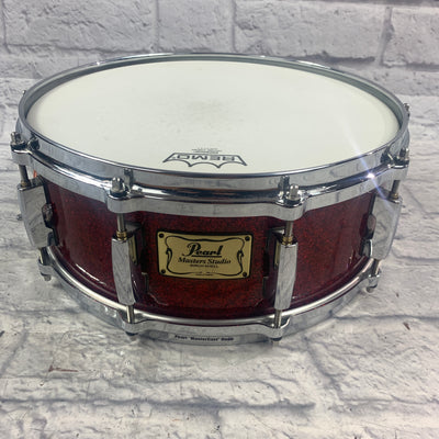 Pearl Masters Studio Birch Snare Red Sparkle 14