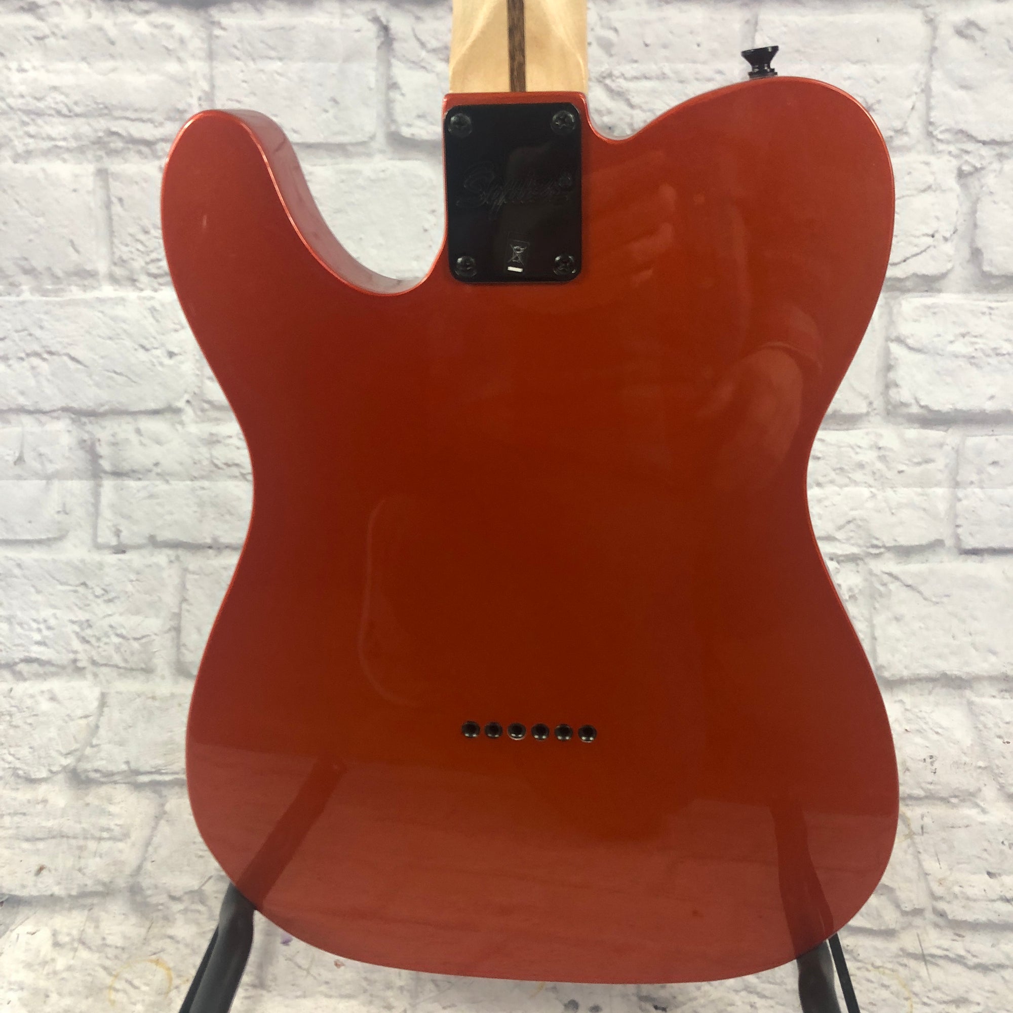 Squier Affinity Telecaster HH Metallic Orange Matching Headstock Electric Guitar