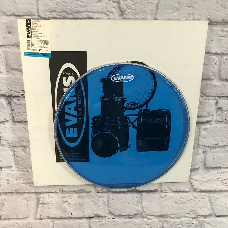 Evans Hydraulic Oil 18in Blue 2 ply Tom Batter Head TT18HB