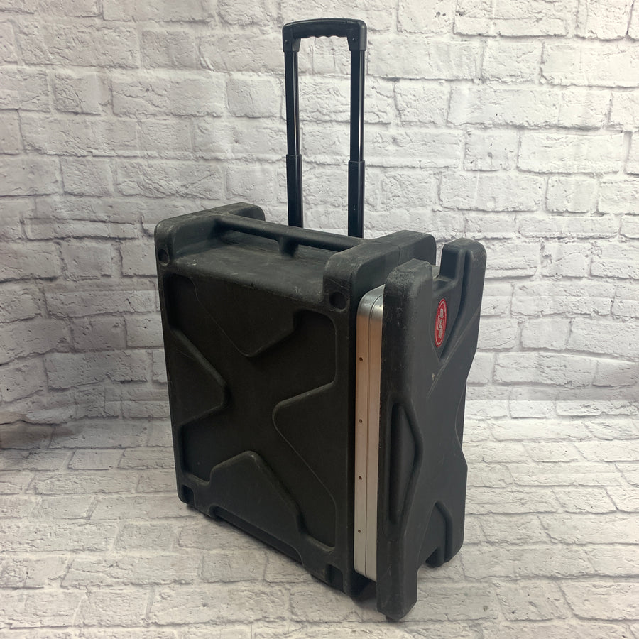 SKB 4U Rolling Rack Case with Telescopic Handle
