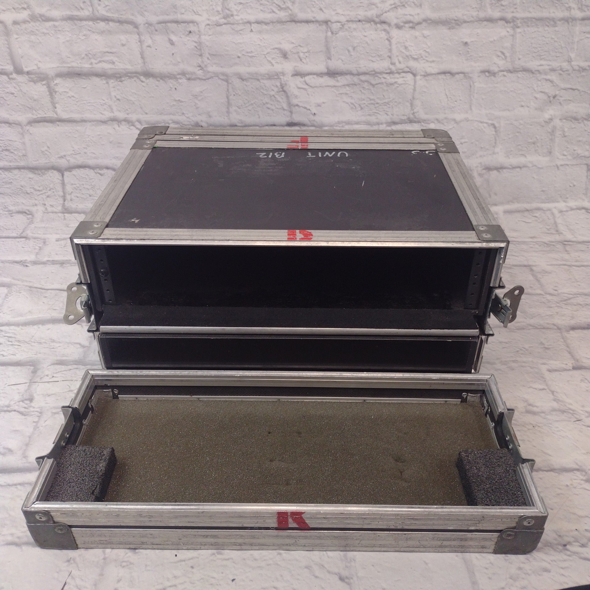 Unknown 4U Rack Case w. Wooden Drawer