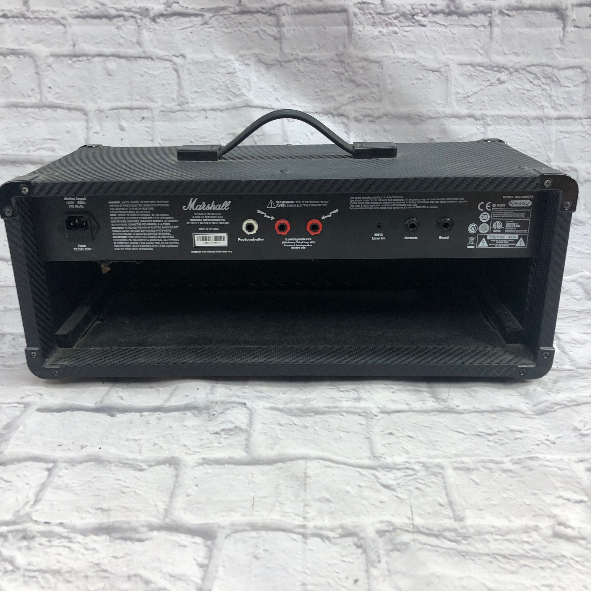 Marshall MG100HCFX 100w Amp Head with Effects