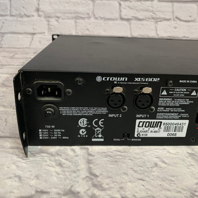 Crown XLS 602 Power Amp