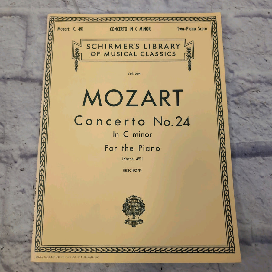 Schirmer's Library Mozart: Concerto No. 24 in C Minor