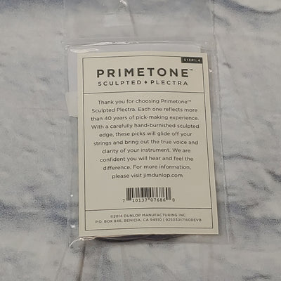 Jim Dunlop Primetone 1.4 Triangle Sculpted + Plectra 3 Picks