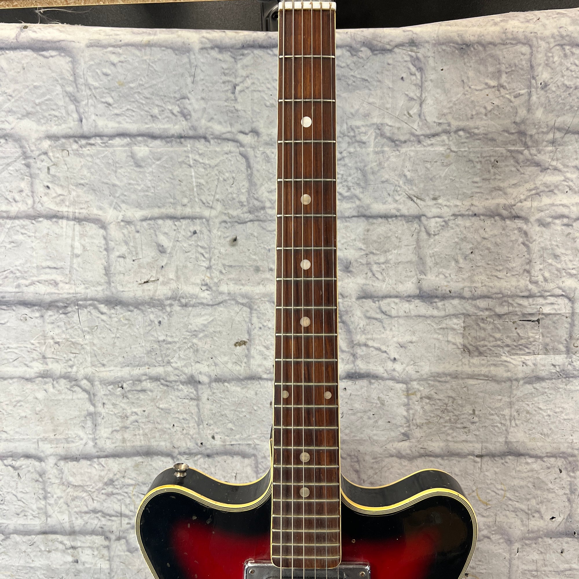 Merlin Vintage Red Baron Semi Hollow Made in Japan Teisco