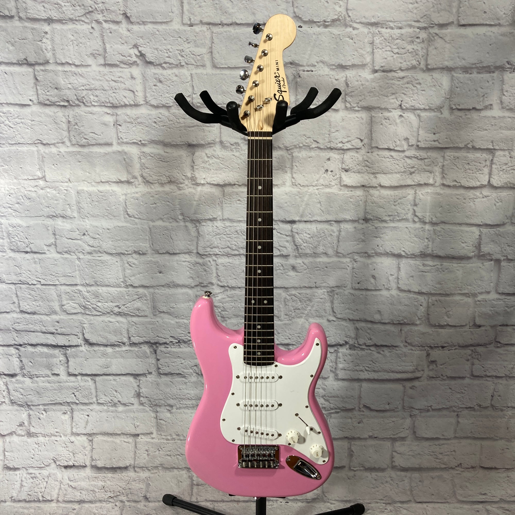 Squier Mini Pink Stratocaster Electric Guitar