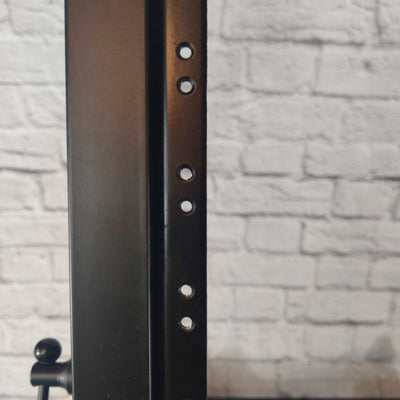 Rack Mount Rolling Stand and Adjustable Top Mixer Platform Mount 9U Bottom 12U Top