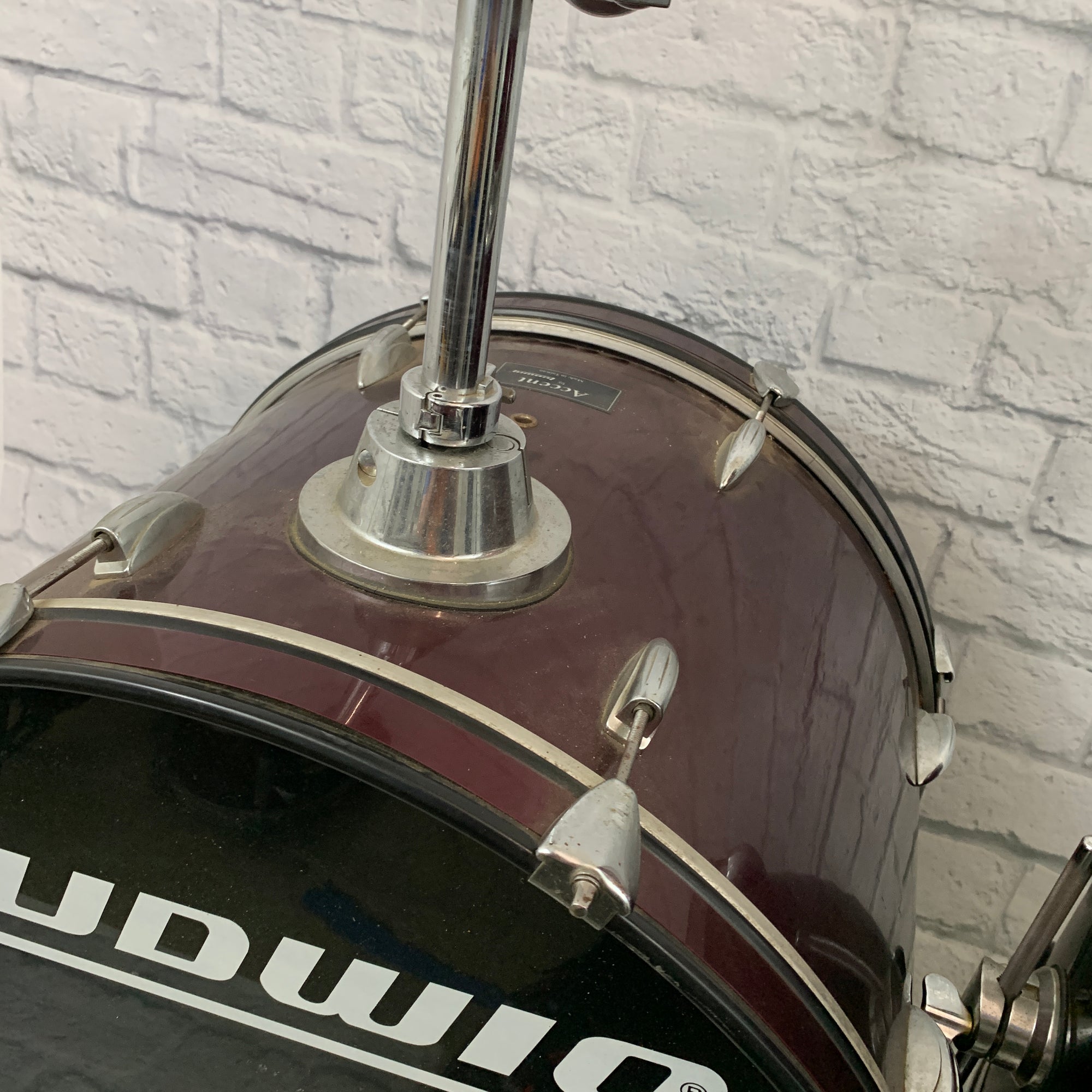 Ludwig Accent Drumkit Drum Kit Red