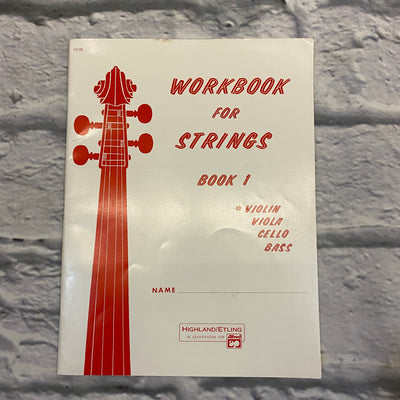 Alfred Workbook for Strings: Book 1