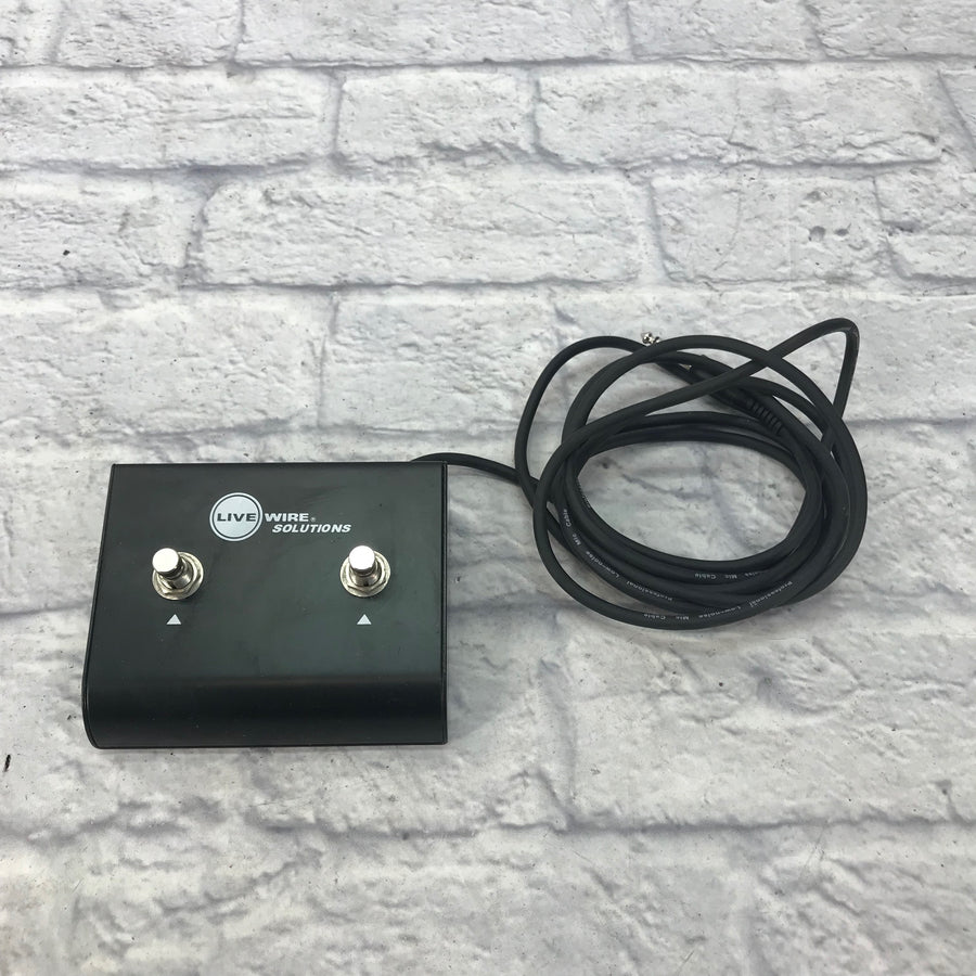 LiveWire 2 Button Dual Latching Footswitch LWS22