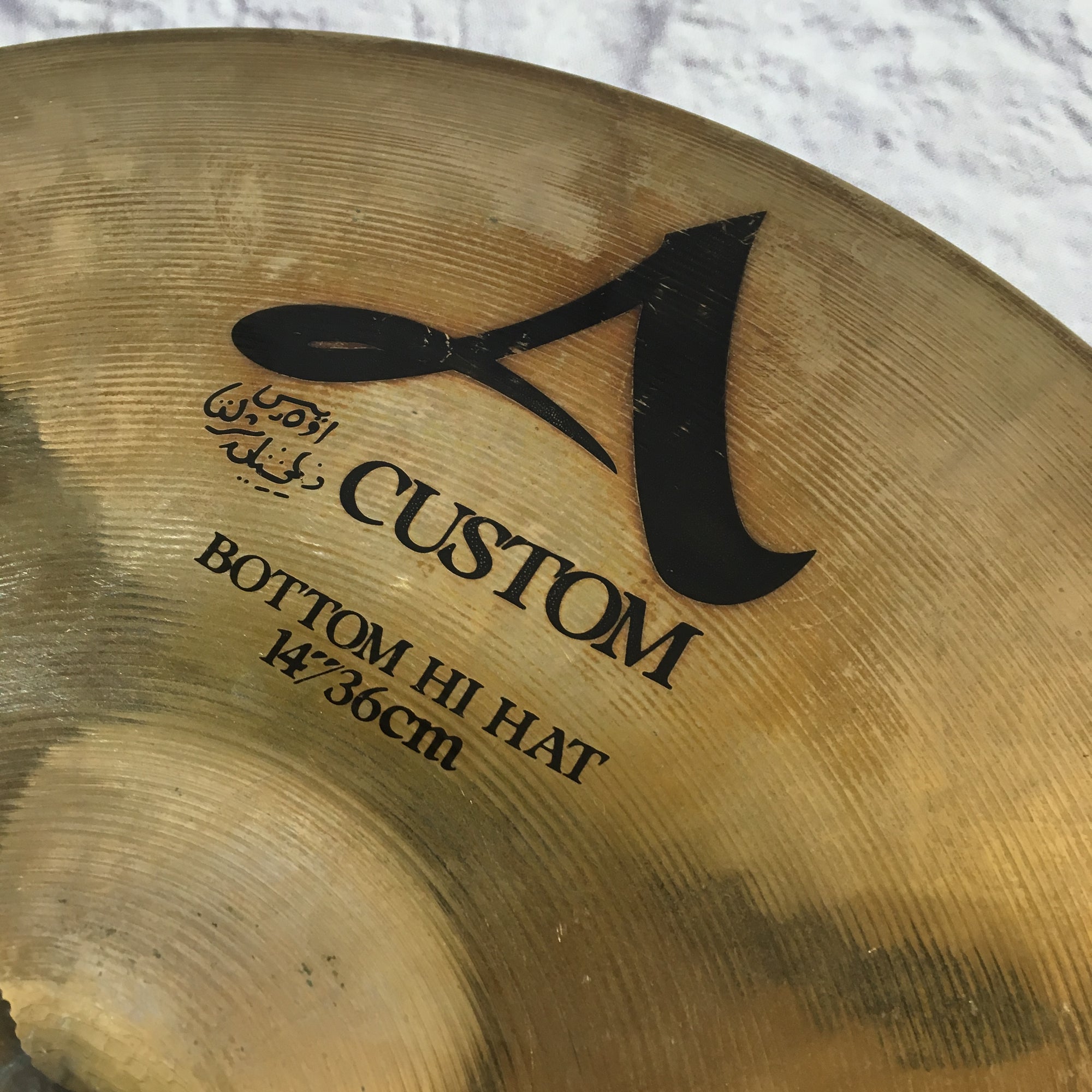 Zildjian 14in A Custom Hi Hat Cymbal Pair