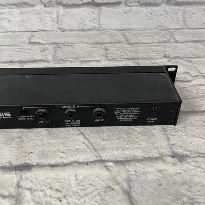 Alesis 3630 Dual Channel Compressor Limiter w/ Gate Rack Unit - no pwr supply