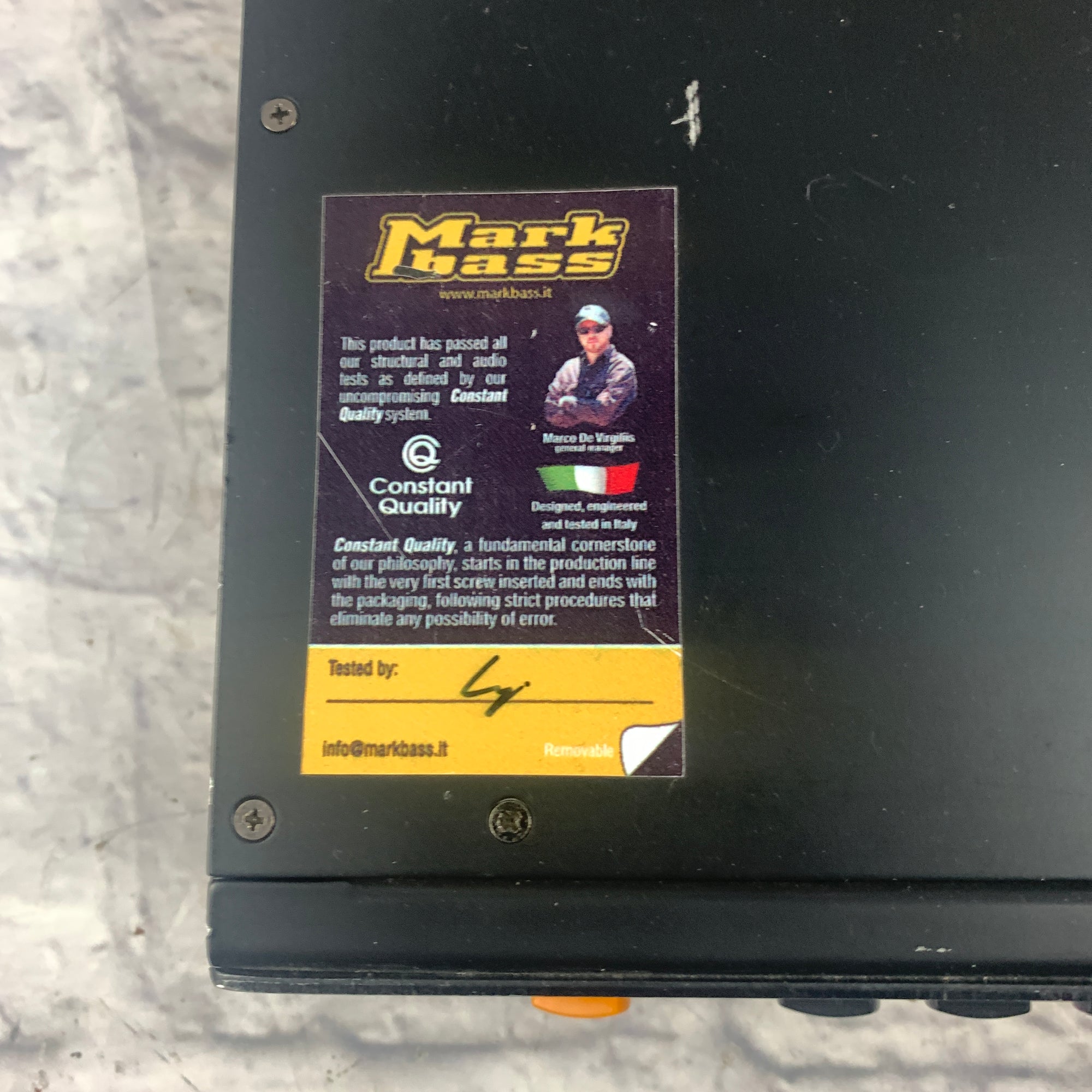 Markbass Little Mark 250 Blackline Series Bass Amp Head
