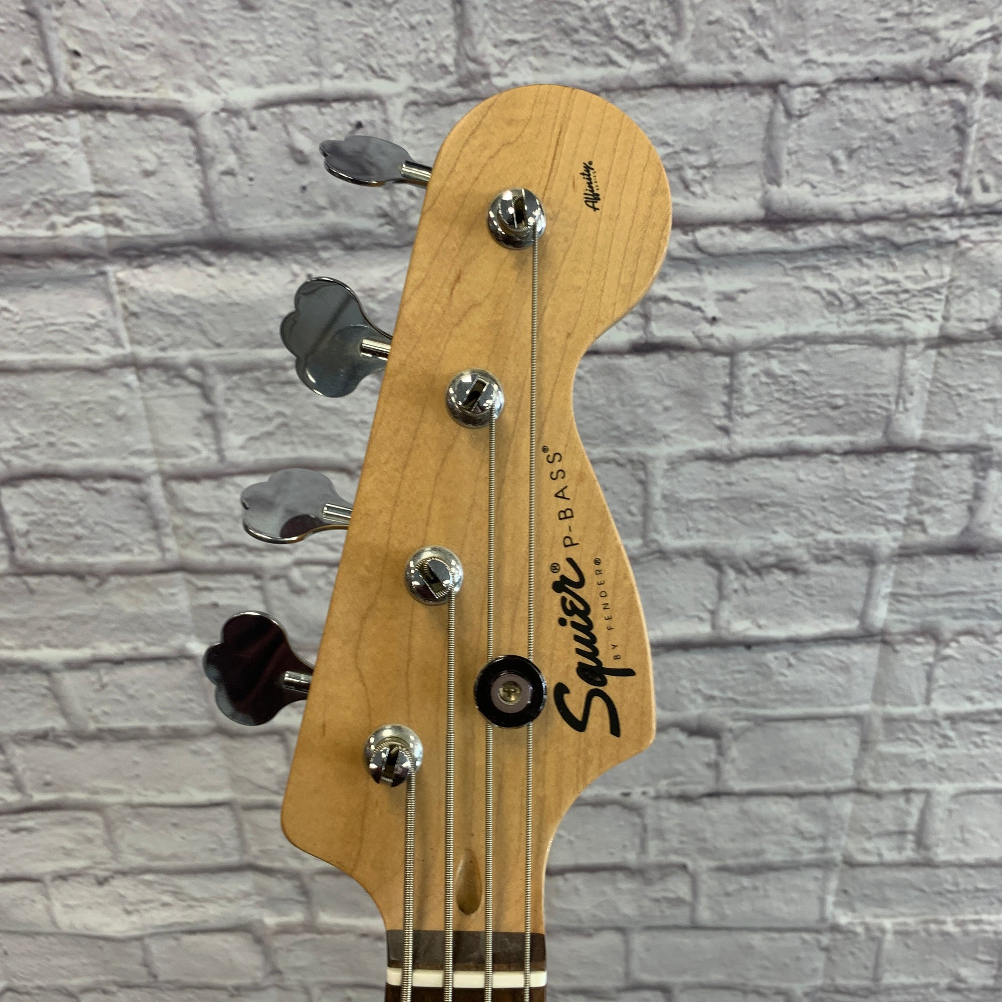 Squier P Bass Red 4 String Bass Guitar