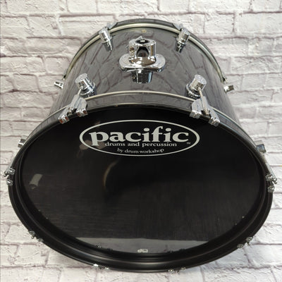 pacific 22 Kick Drum Black