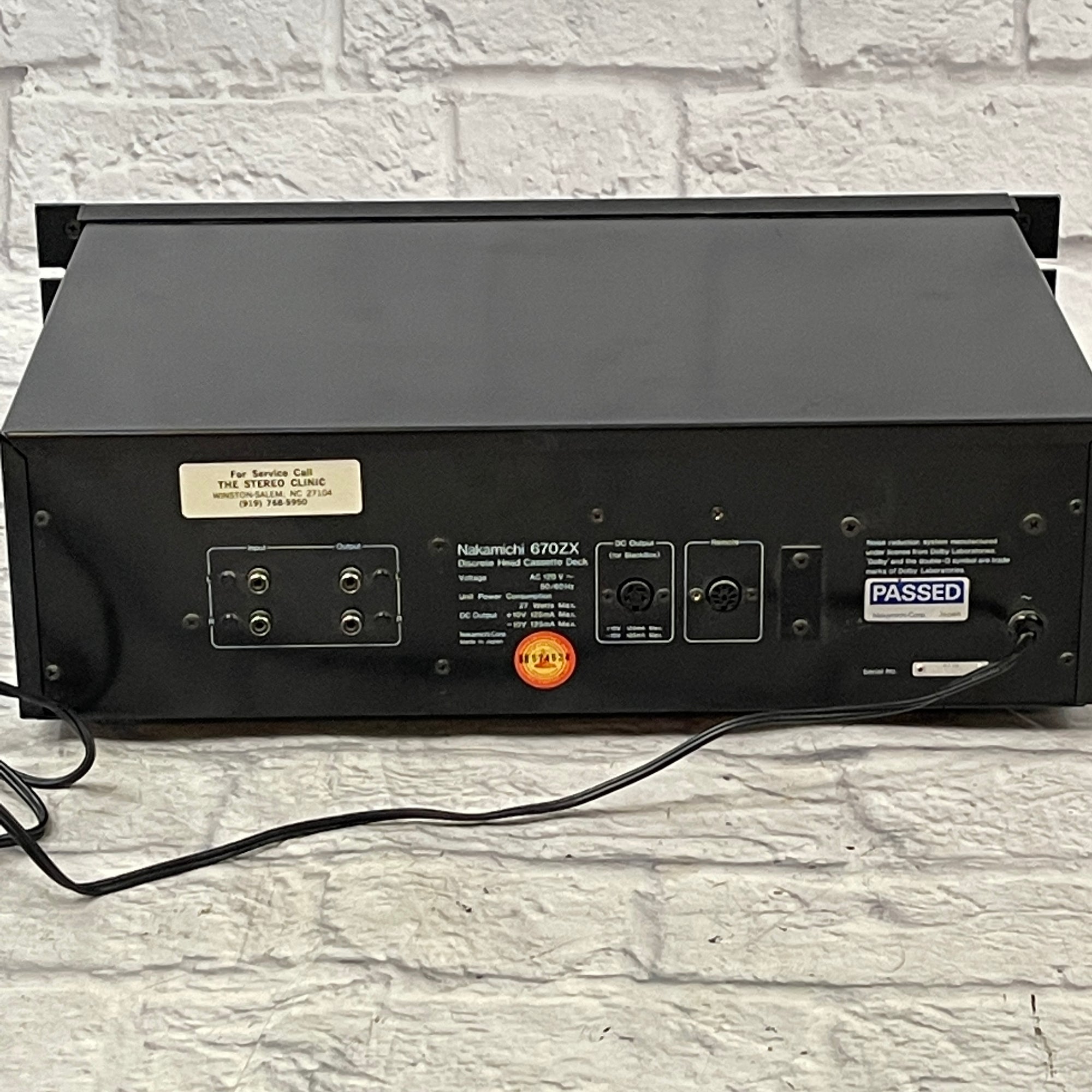 Nakamichi 670ZX Cassette Player - Evolution Music