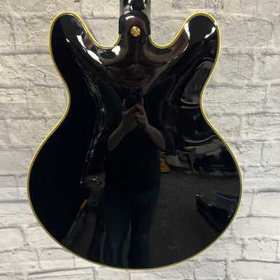 SX Left Handed Semi Hollow Electric Guitar with Case Semi Hollow