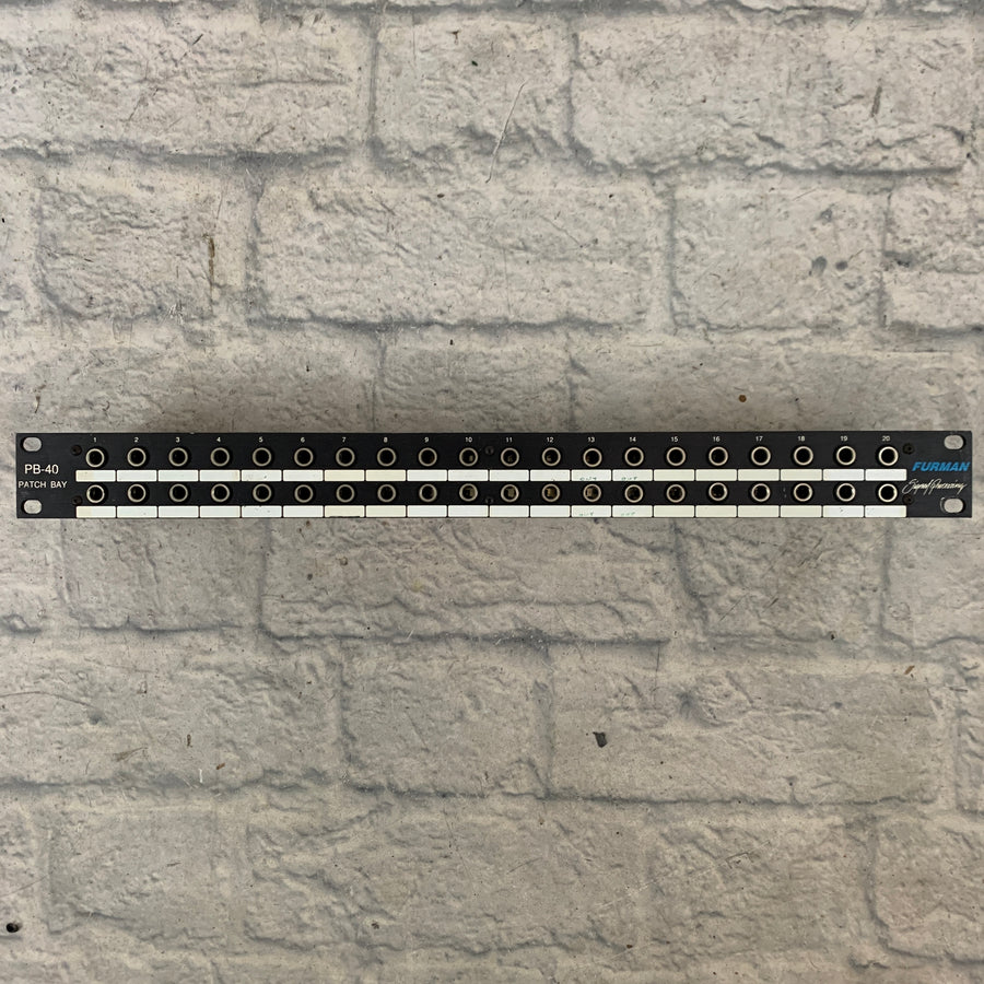 Furman PB-40 40-Point Rack Patchbay
