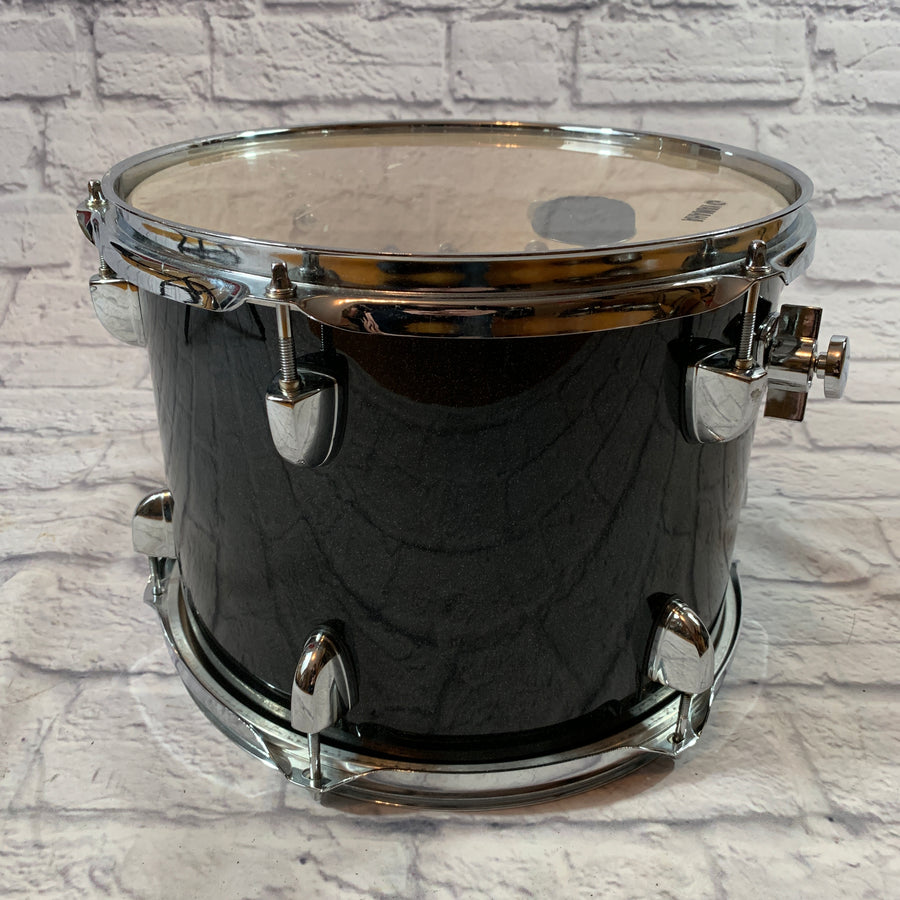 Yamaha Black Sparkle Birch 9x12 Tom Tom With Mount