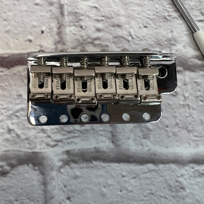 Fender Left Hand Vintage Trem Bridge Assembly Chrome Lefty