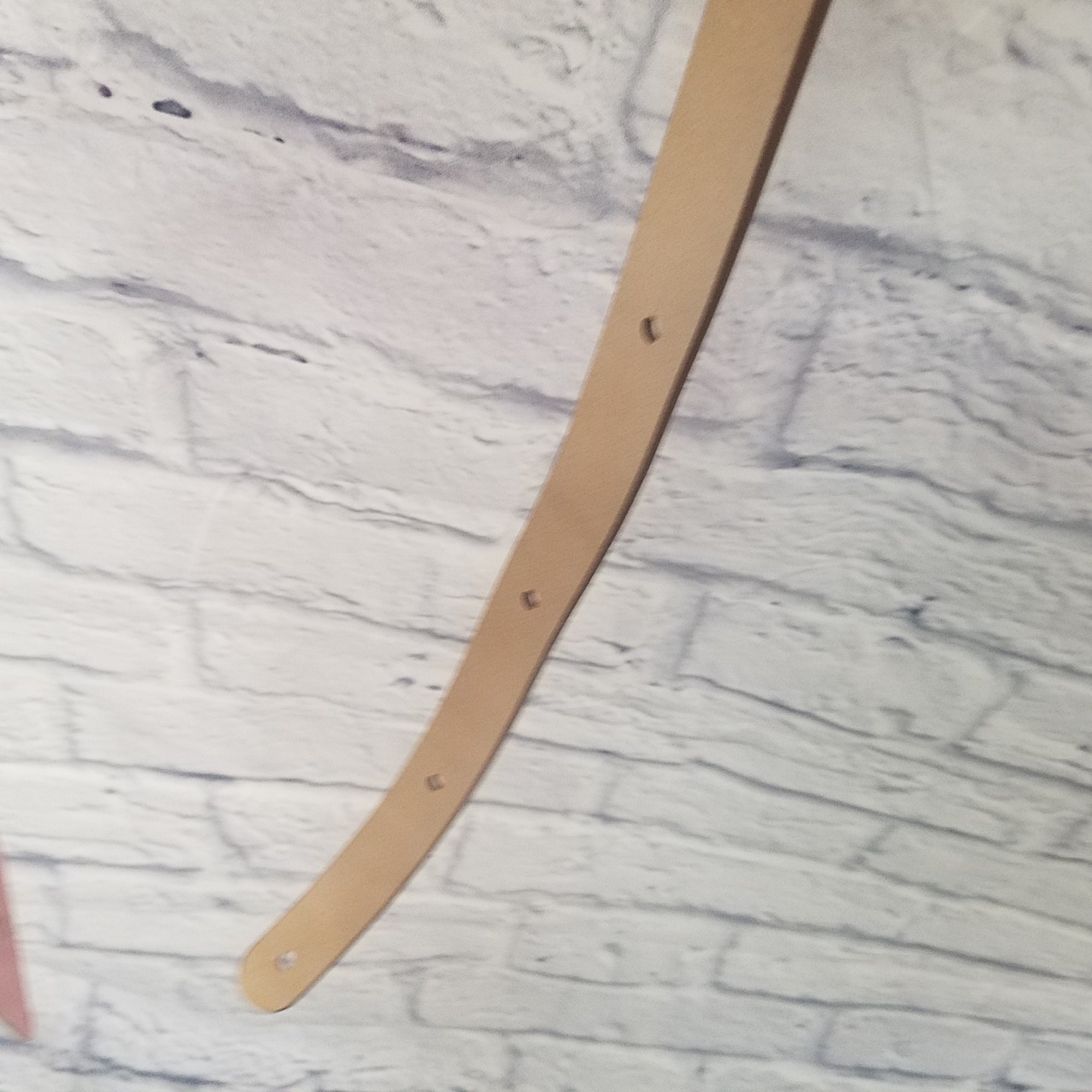 D'Addario 2.5 Leather Guitar Strap Tan
