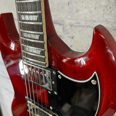 Gatto SG Style Solid Body Cherry Duncans