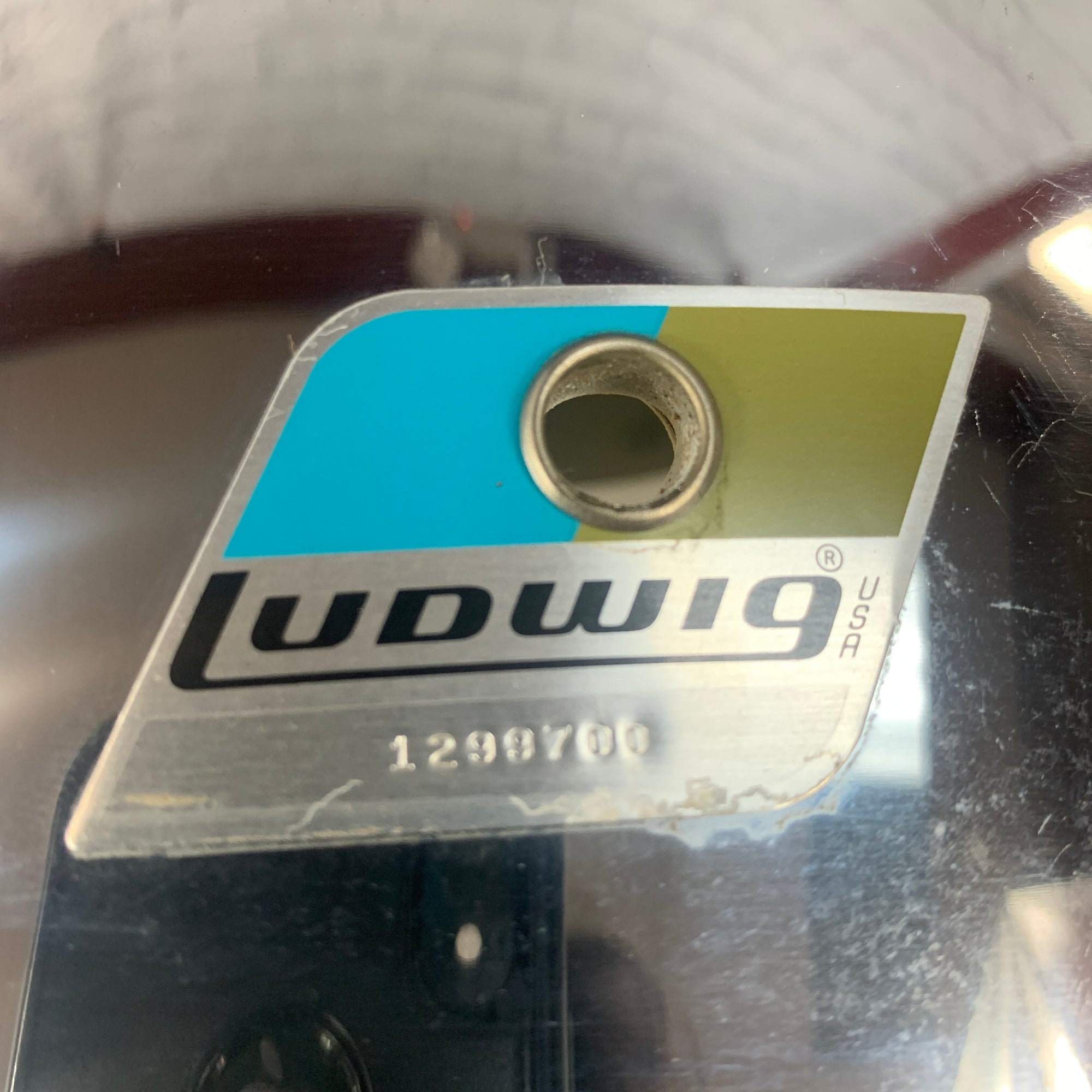 Ludwig 16 Chrome Over Vistalite Concert Tom