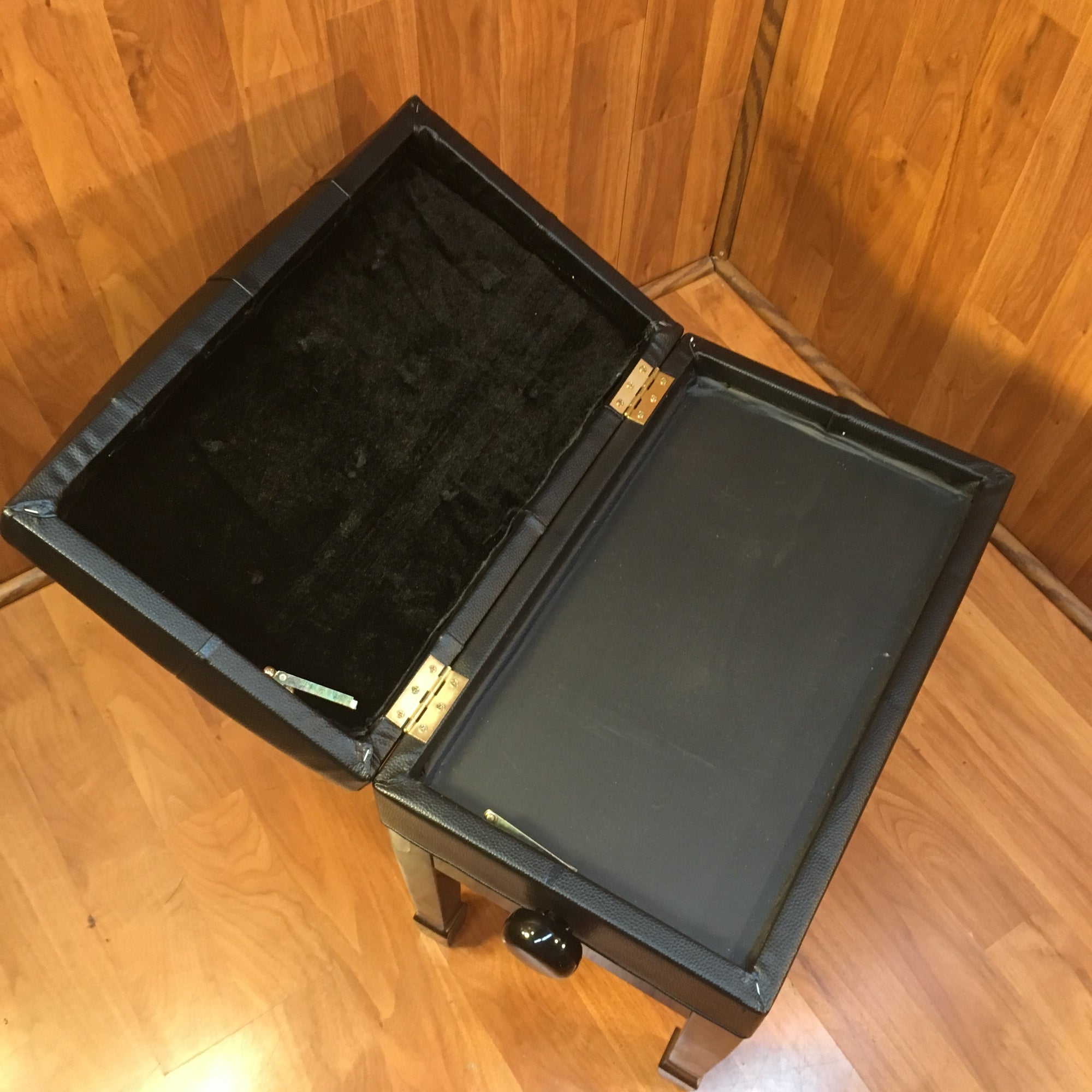 CPS Imports Black Piano Bench