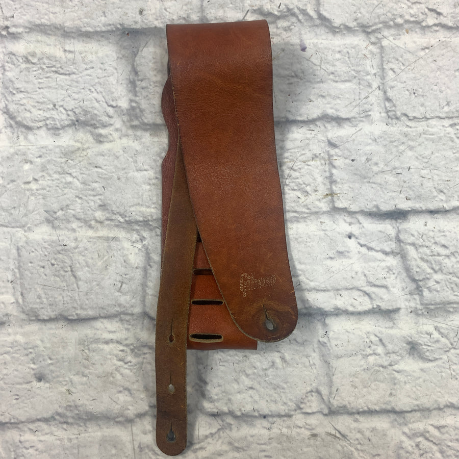 Vintage 70's Gibson Leather Bass Strap