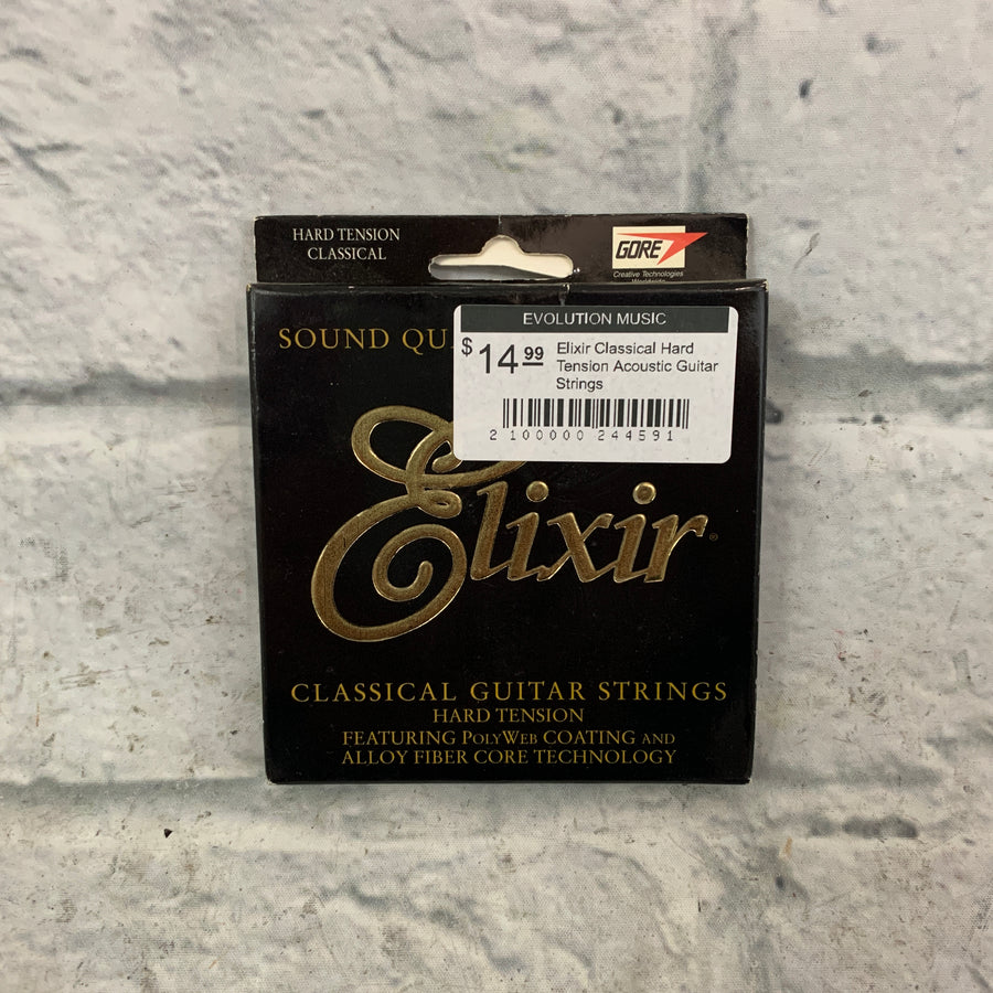 Elixir Classical Hard Tension Acoustic Guitar Strings