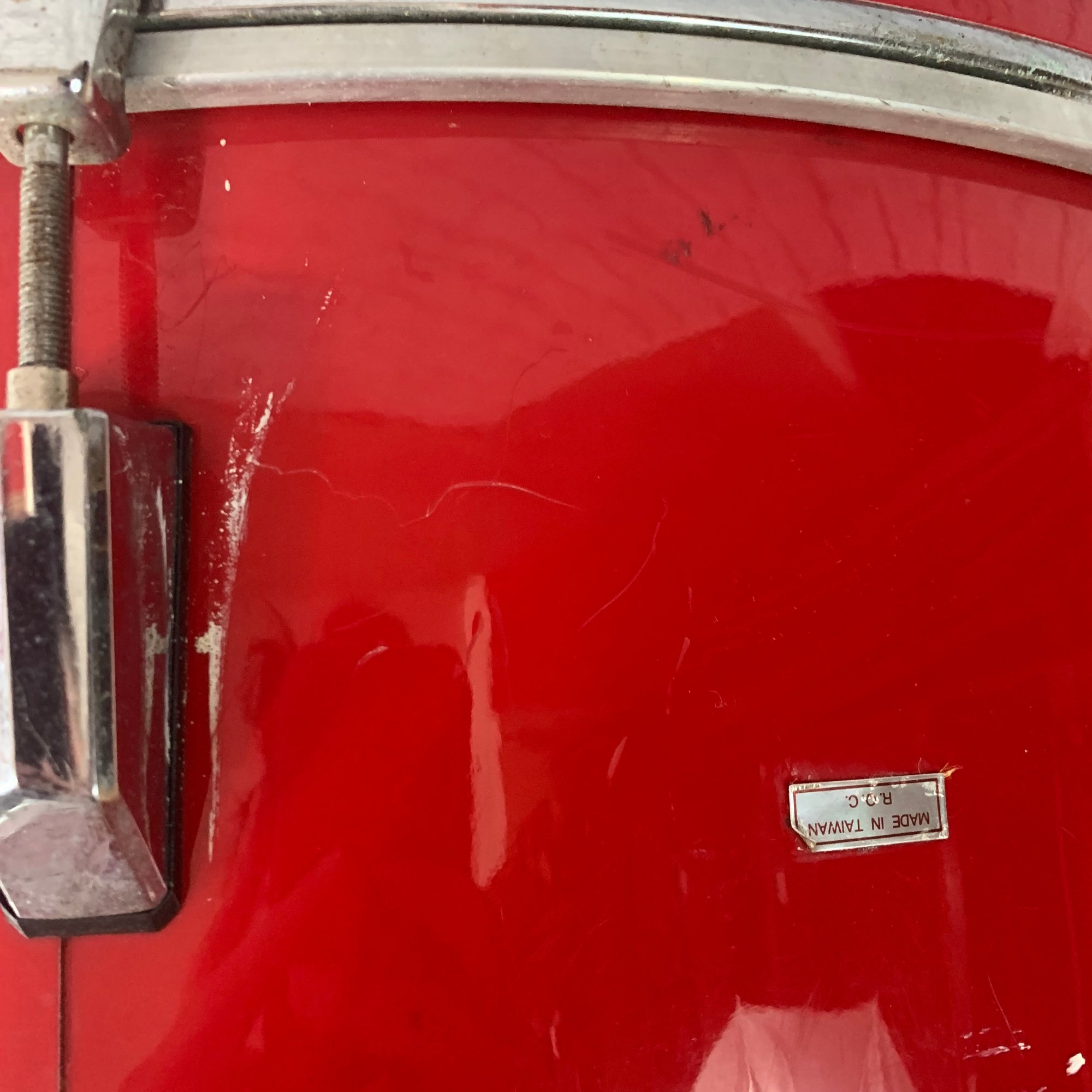 Pearl Export 22 x 16 Red Bass Drum