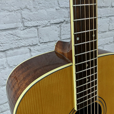 Austin AA25-DLL Left Handed Dreadnaught Acoustic Guitar