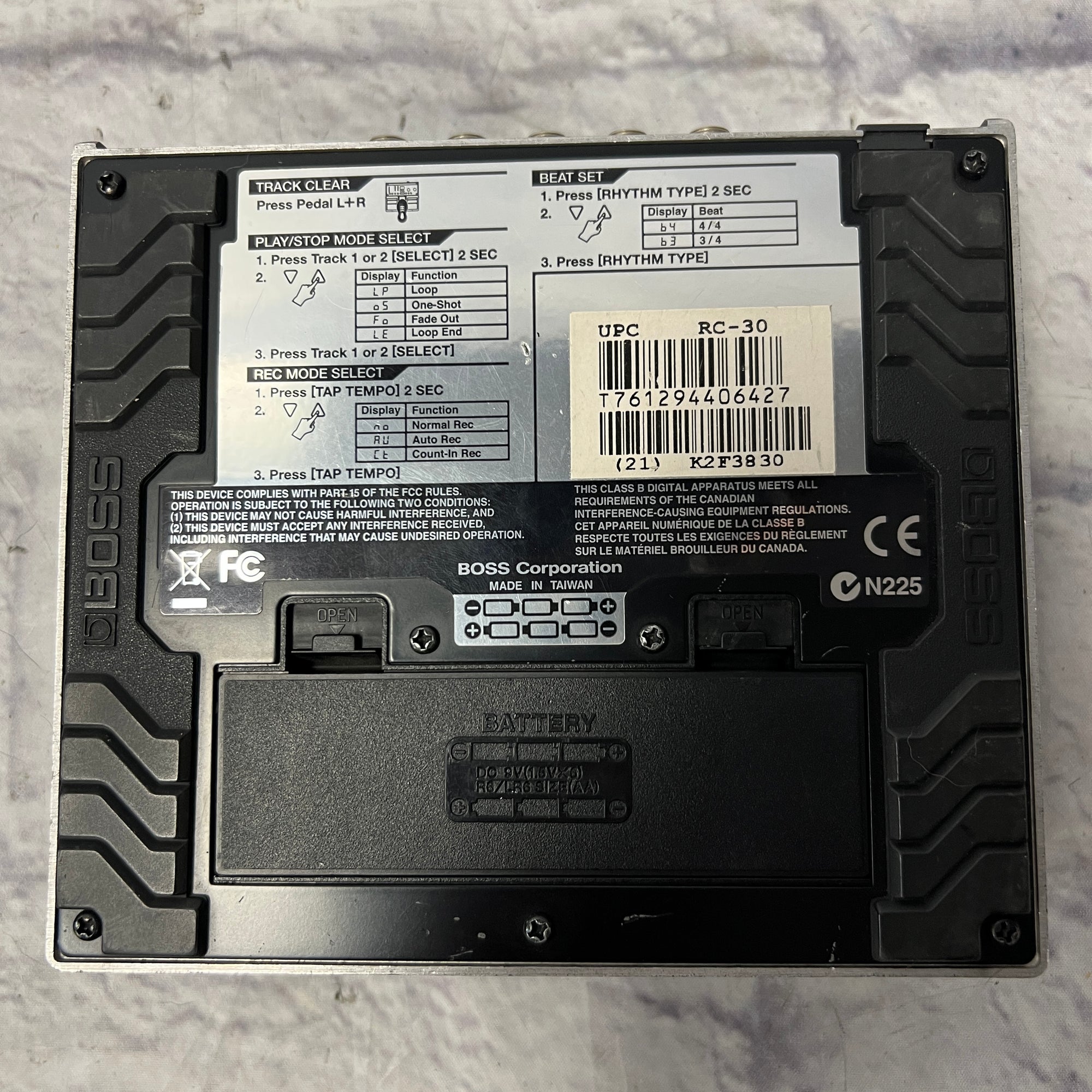 Boss RC-30 LoopStation Looper Pedal