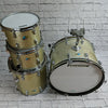 Ludwig Vintage 4pc 1970s Silver Sparkle Drum Kit