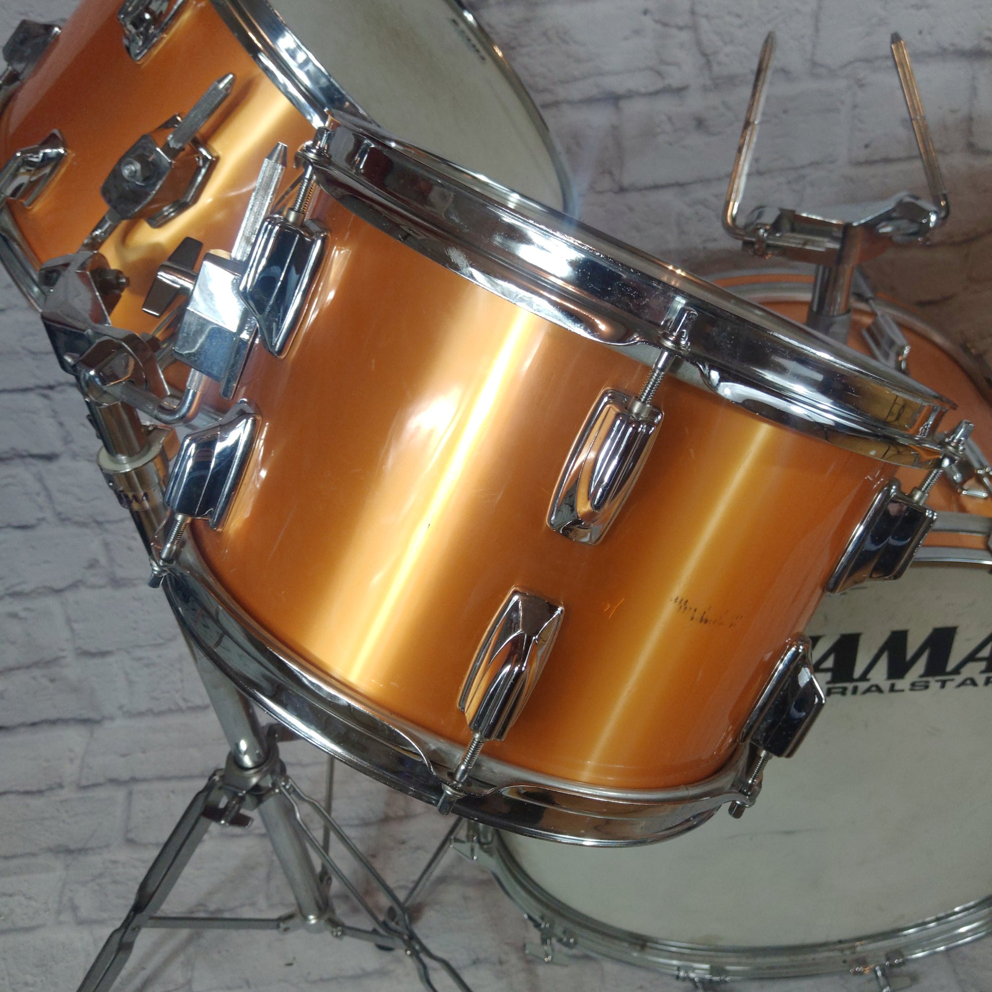 Vintage 70's Tama Imperialstar 5 Piece Metallic Gold MIJ Drum Kit