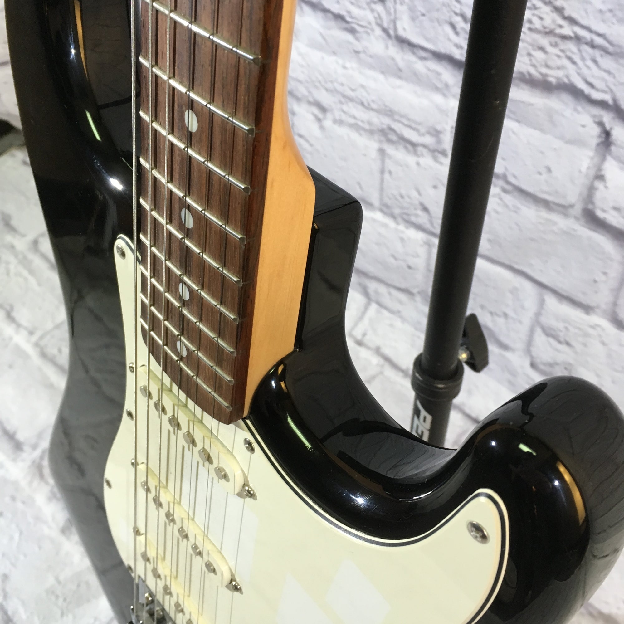 Johnson S Style Electric Guitar - Black