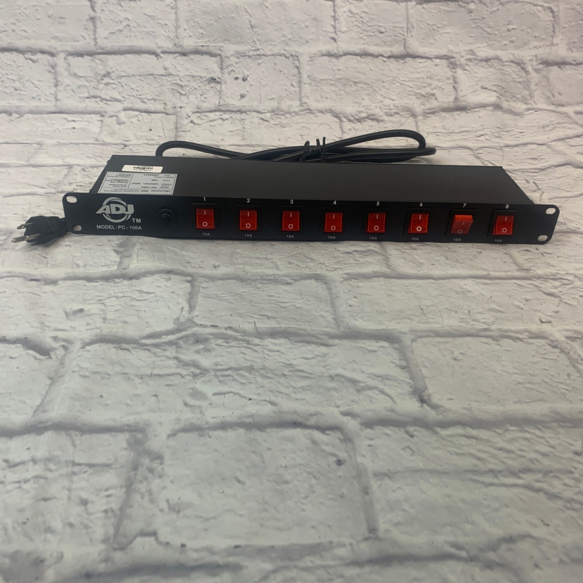 ADJ PC 100A Rack Mount Power Power Strip