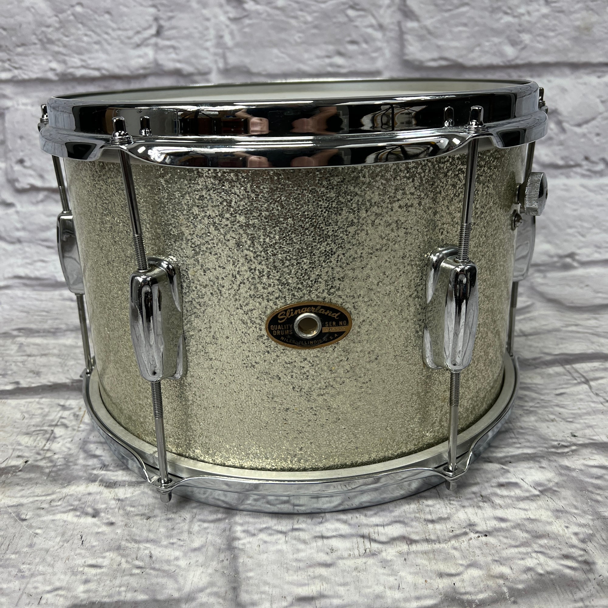 Slingerland 20 12 14 1960s Drum Kit - Silver Sparkle