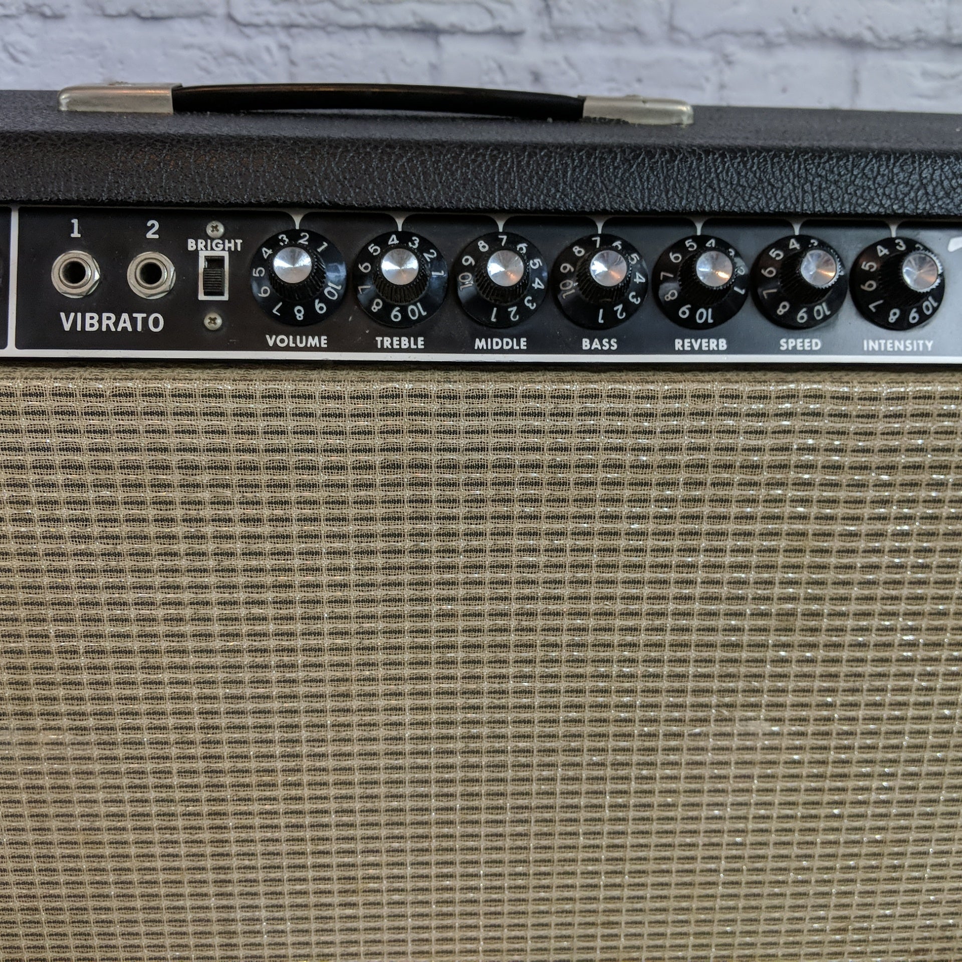 1967 Fender Twin Reverb Blackface Chart Code QD with Altec Lansing Speakers