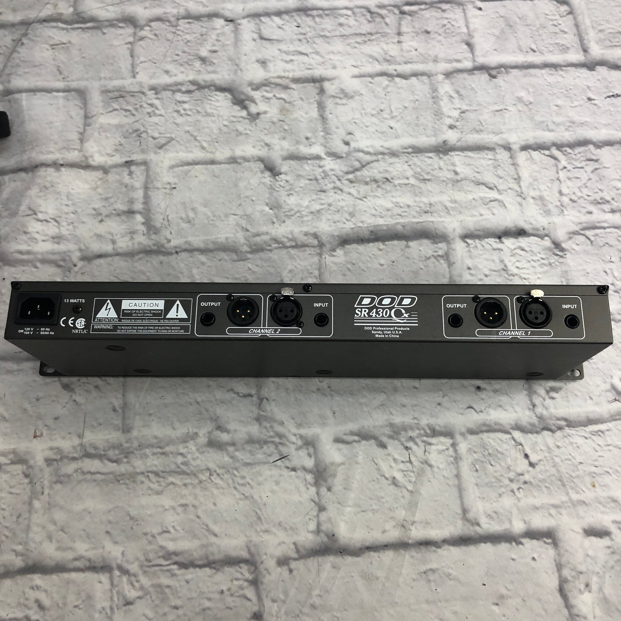 DOD SR430QX Dual Rack Equalizer
