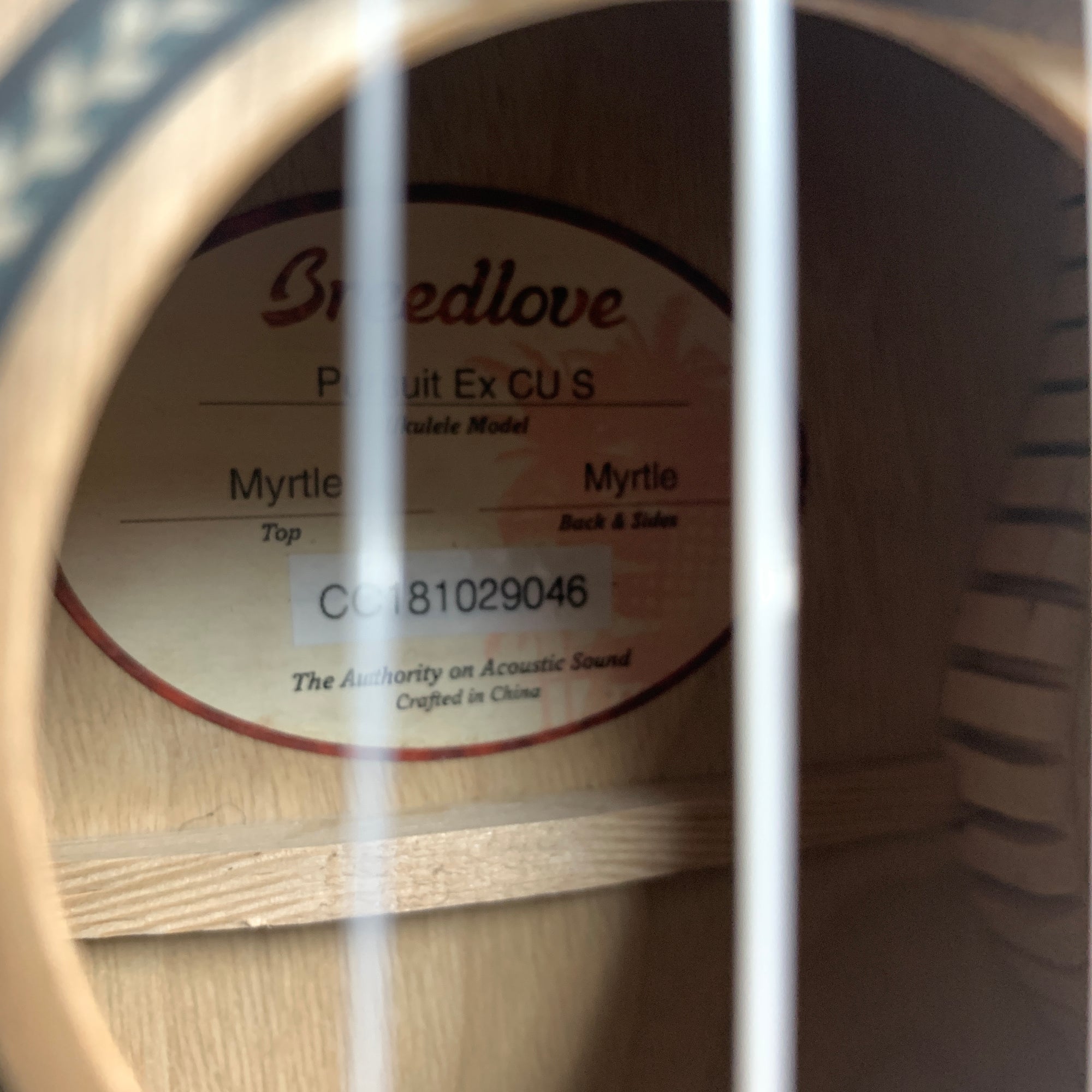 Breedlove Ex CU S Concert Ukulele