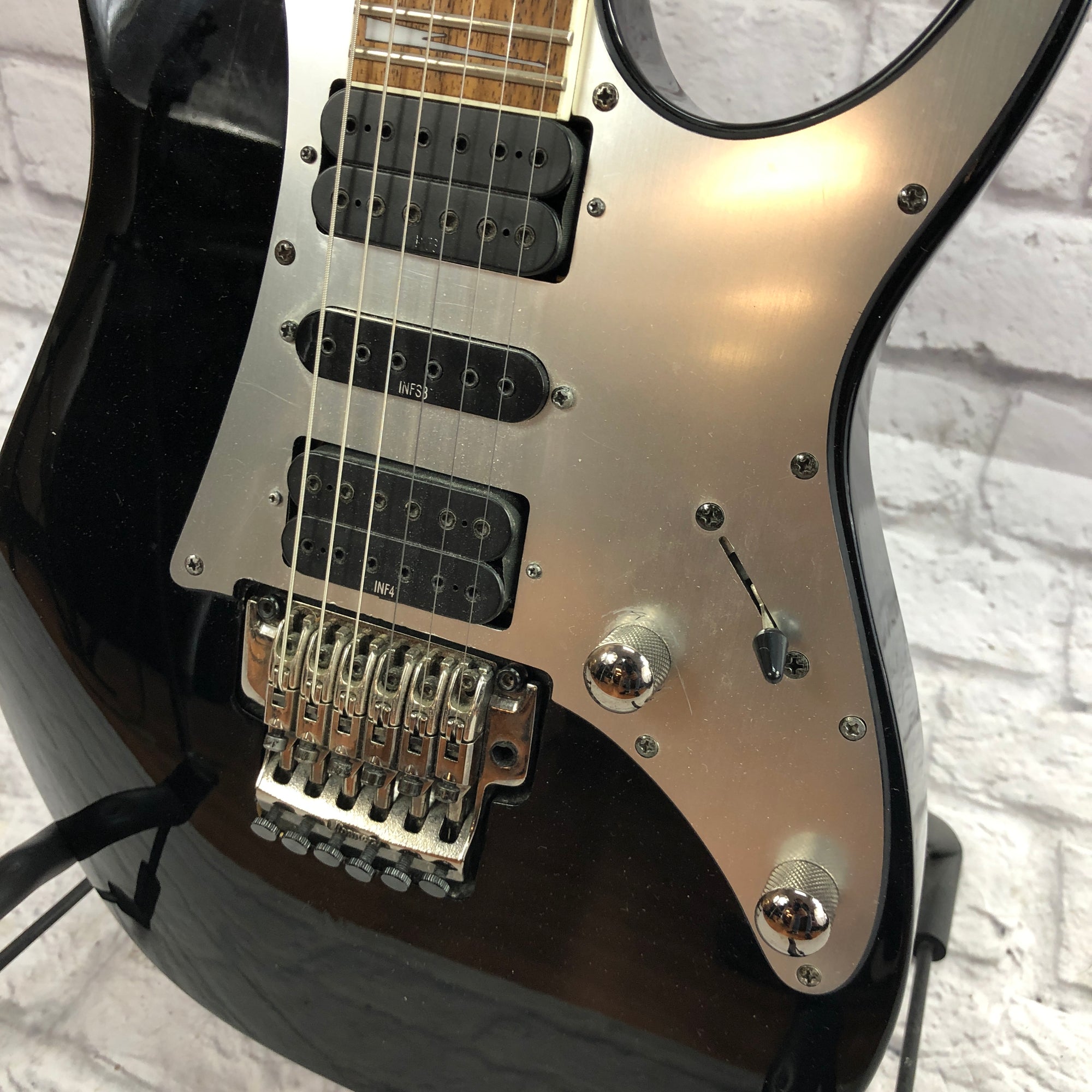 Ibanez RG 350 EX Black Electric Guitar - Evolution Music