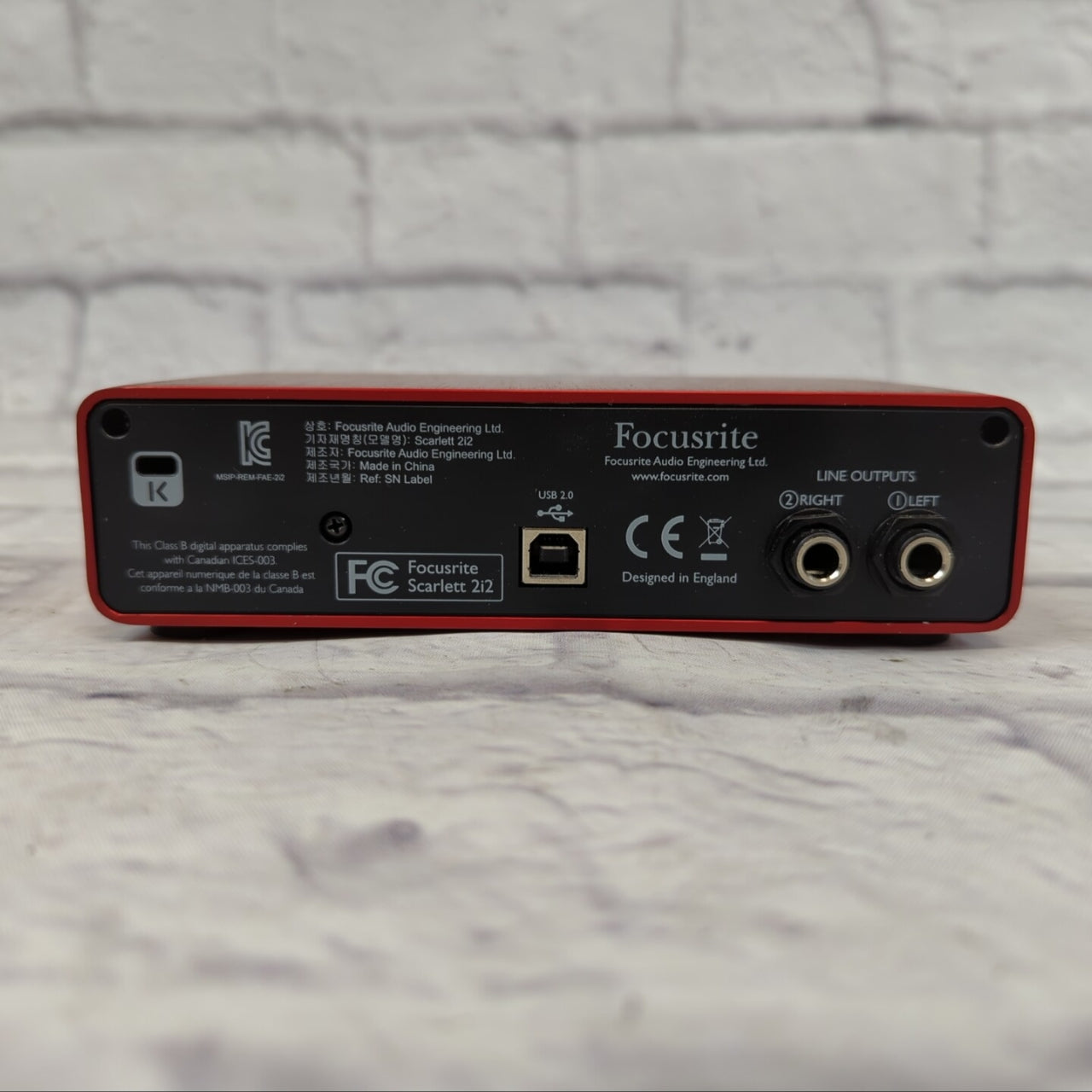 Focusrite 2i2 Audio Interface