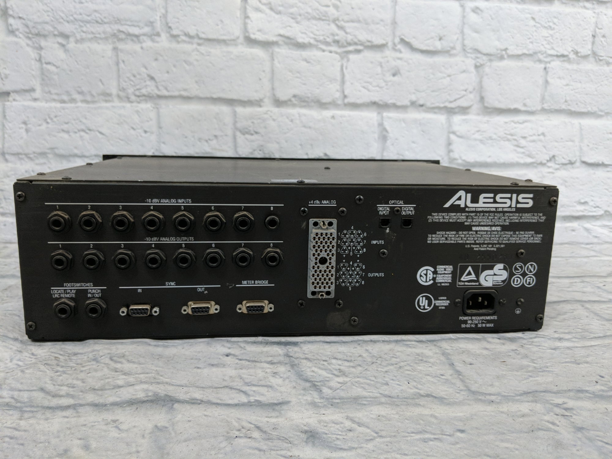 Alesis 8 track Professional ADAT Digital Audio Recorder
